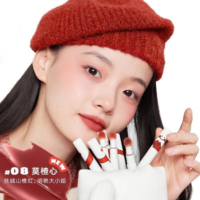 Judydoll Hug Series Limited Edition Lip Powder Cream Cushion Lip Cream Matte Lip Gloss Lipstick Lip Mud Color-Enhancing