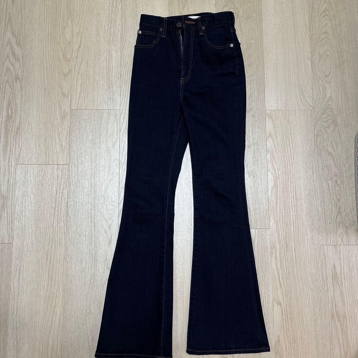 moussy HW Rebirth FLARE flare denim 24 inches S size XS size
