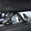 4 Stück Carbonfaser-Haken für die Kopfstütze des Autositzes, Auto-Rücksitz-Organizer, Kleiderbügel, Handtaschen- und Kleiderhalterung, Auto-Innenausstattung