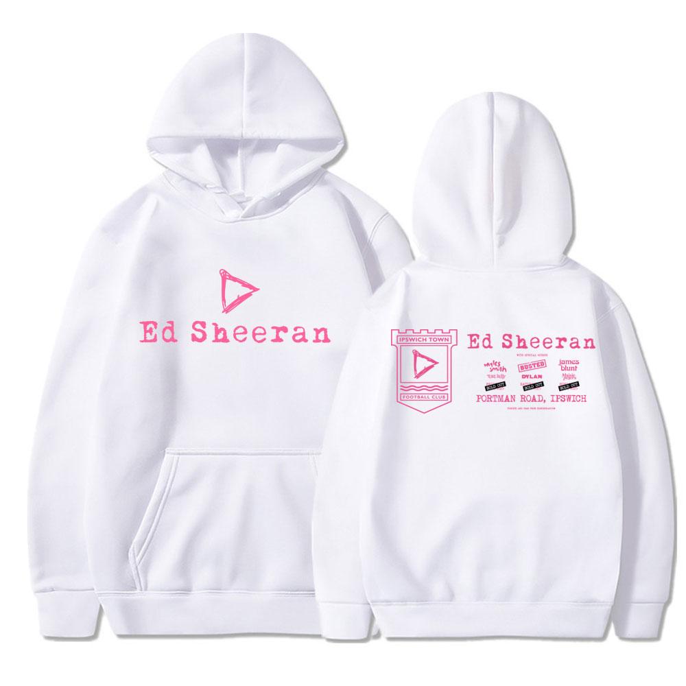 Korean Fashion Hoodies Ed Sheeran Play Tour 2025 Merch Tops Men Women Clothing Fashion Vintage Clothes for Teens Cotton Hoodie
