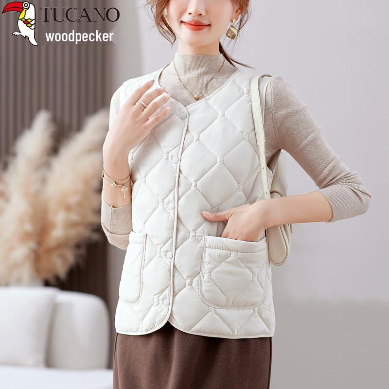 Woodpecker Women's Lightweight V-Neck Down Vest