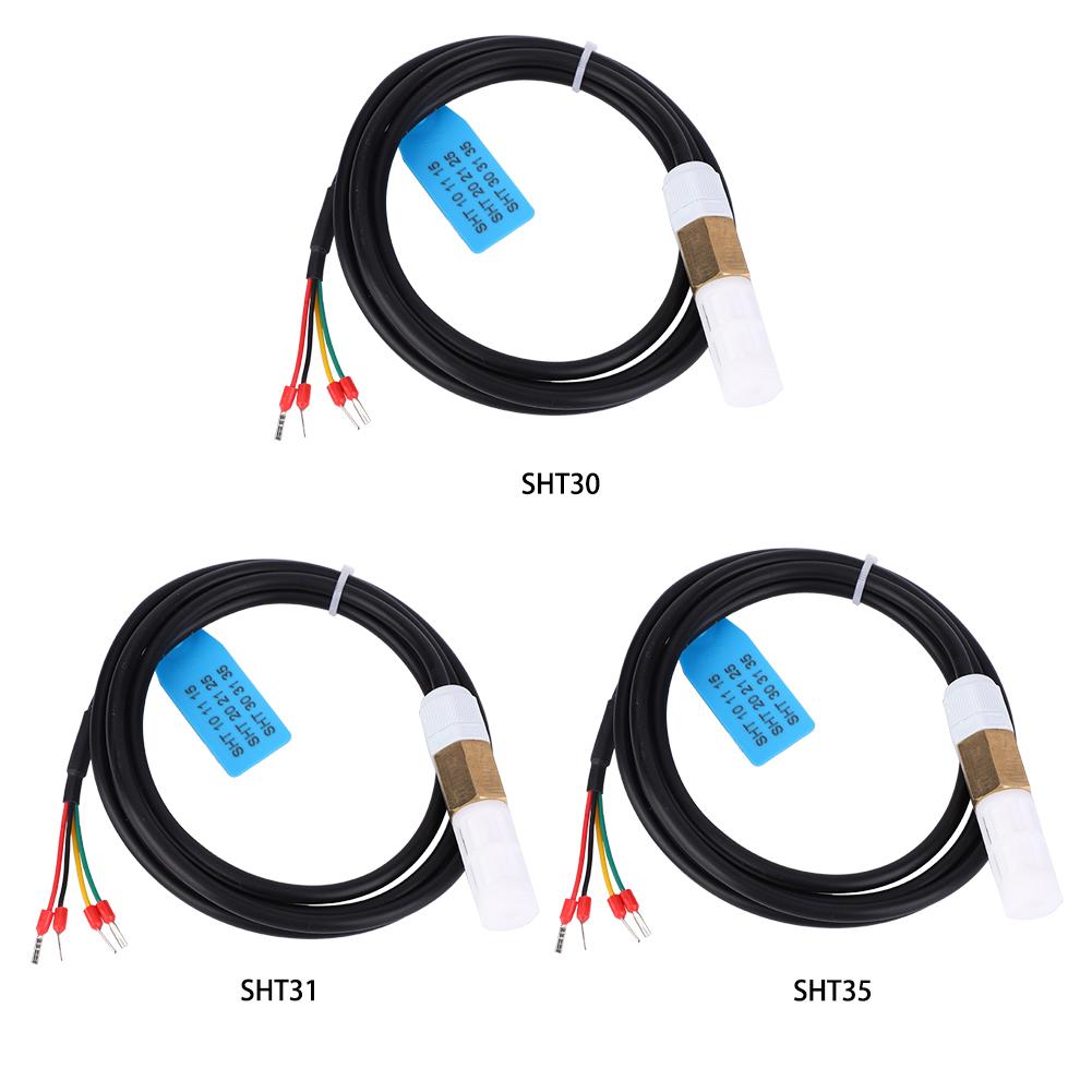 Digital Temperature Humidity Sensor Copper Plastic Housing High Accuracy for Soil FS400-SHT3X