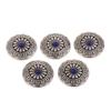 Alloy Vintage Buttons Screw Back Large Fancy Button Covers for Clothes Knitting and Handbag Decoration DIY