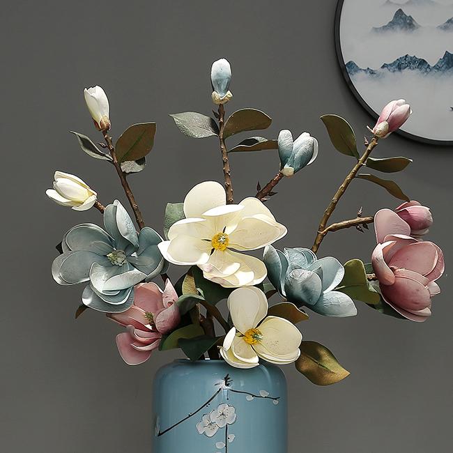 Large Retro Ceramic Floor Vase for Creative Dried Flower Arrangements In Living Room