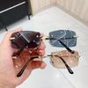 Kedun Frameless Sunglasses: Stylish 2021 Trend, Euro-American Fashion for Women