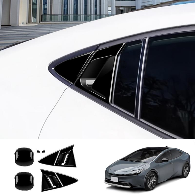 For Toyota Prius 60 Series ABS carbon fiber Car Door Pull Door knob Catch Door Handle Bowl Cap Decoration Cover Accsesories