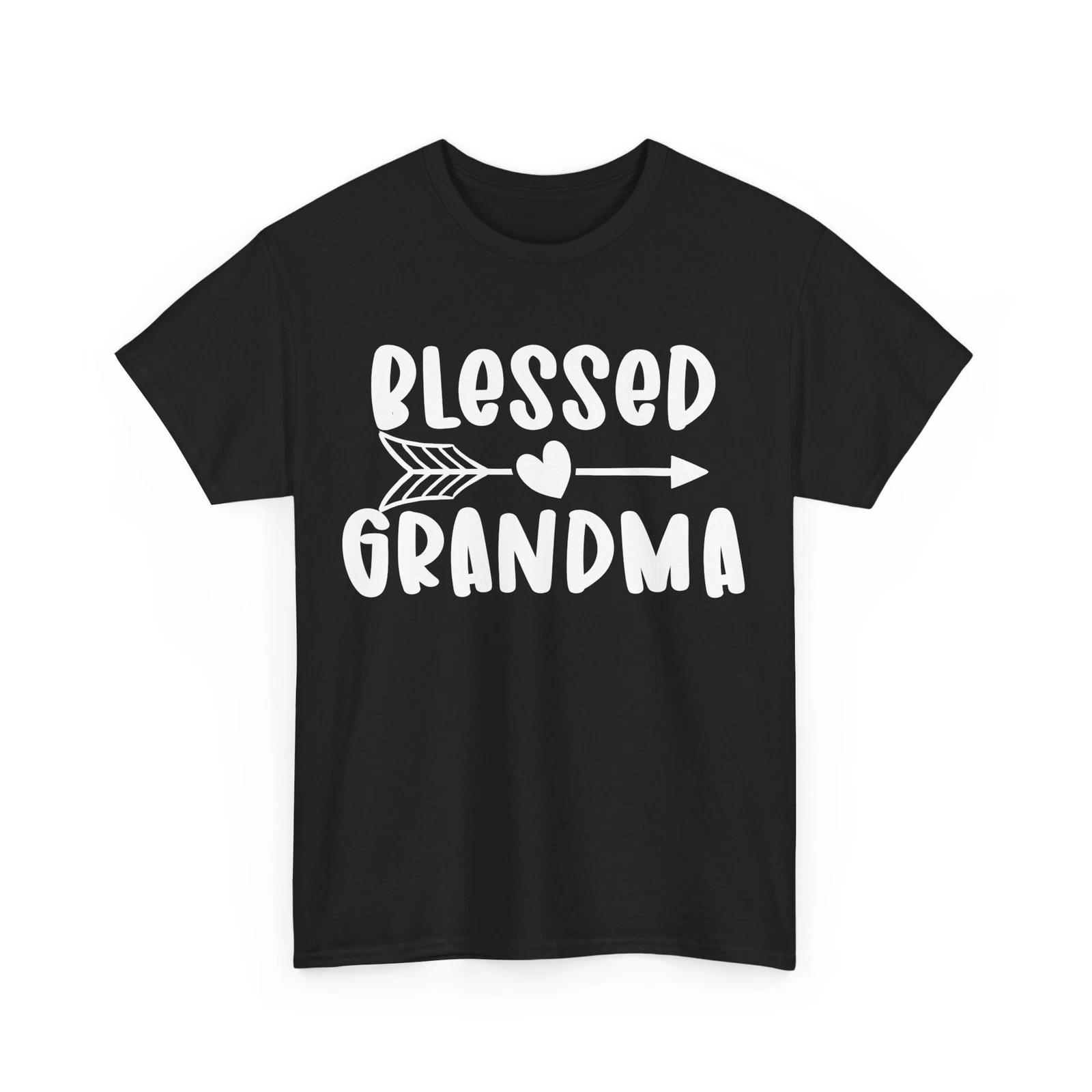 Grandma Shirt, Blessed Grandma Grandmother Granny Women Cute Shirt L