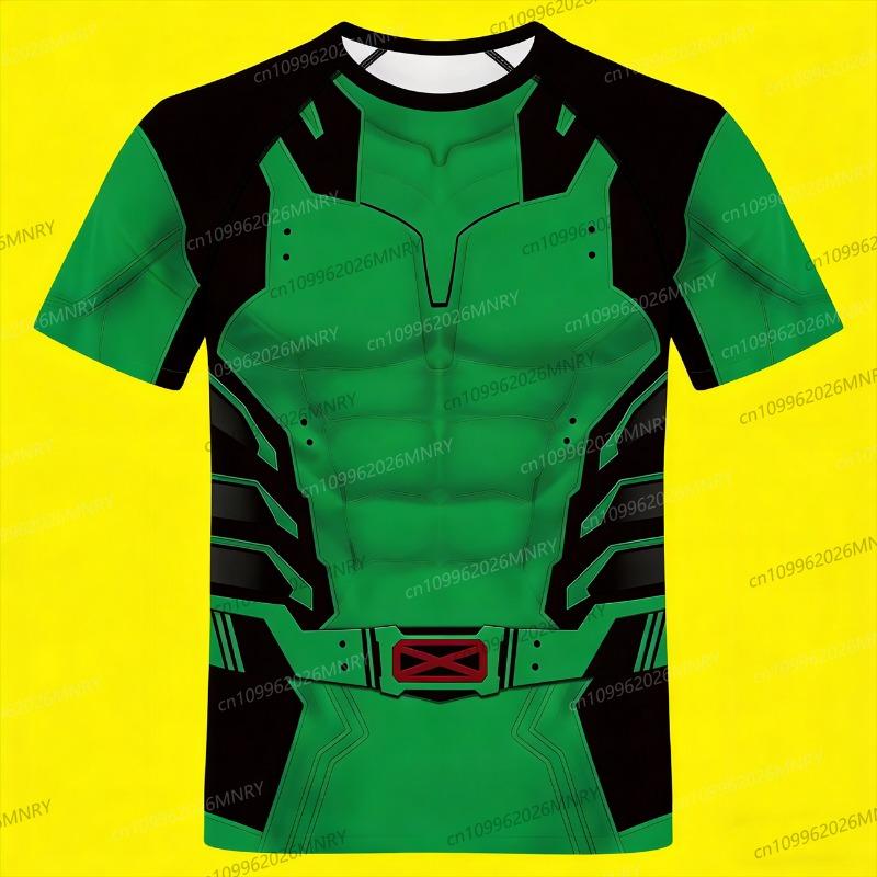 Deadpool Wolverine 3 Costume Tshirt For Men's Shirts Superhero Training Women Top Uniform Tracksuit Summer Men T Shirt Y2K