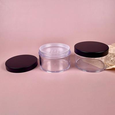 10/20g Plastic Empty Loose Powder Jar Makeup Puff Box Sifter Container Cosmetic Pot Portable Loose Powder Box Refillable Pot