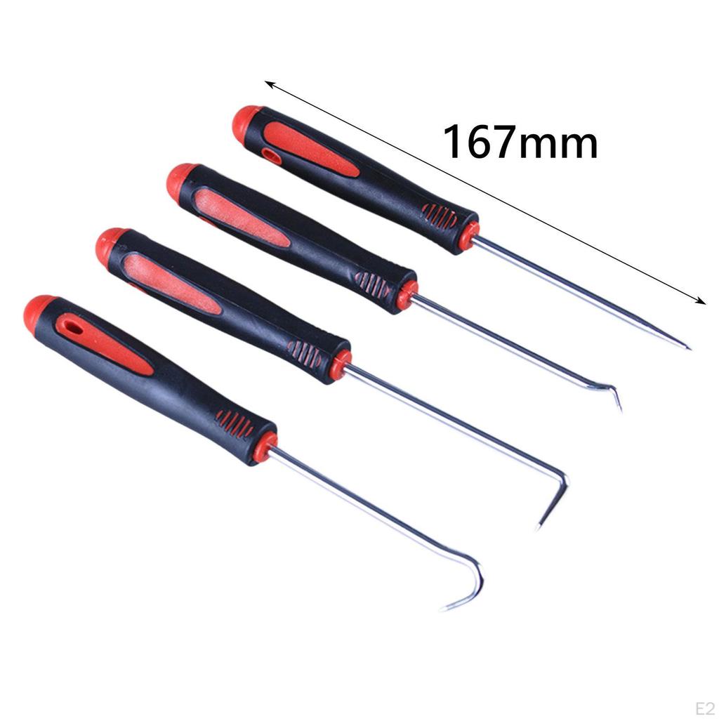 4-Piece Car Oil Seal Pick And Hook Set for Easy Gasket Removal