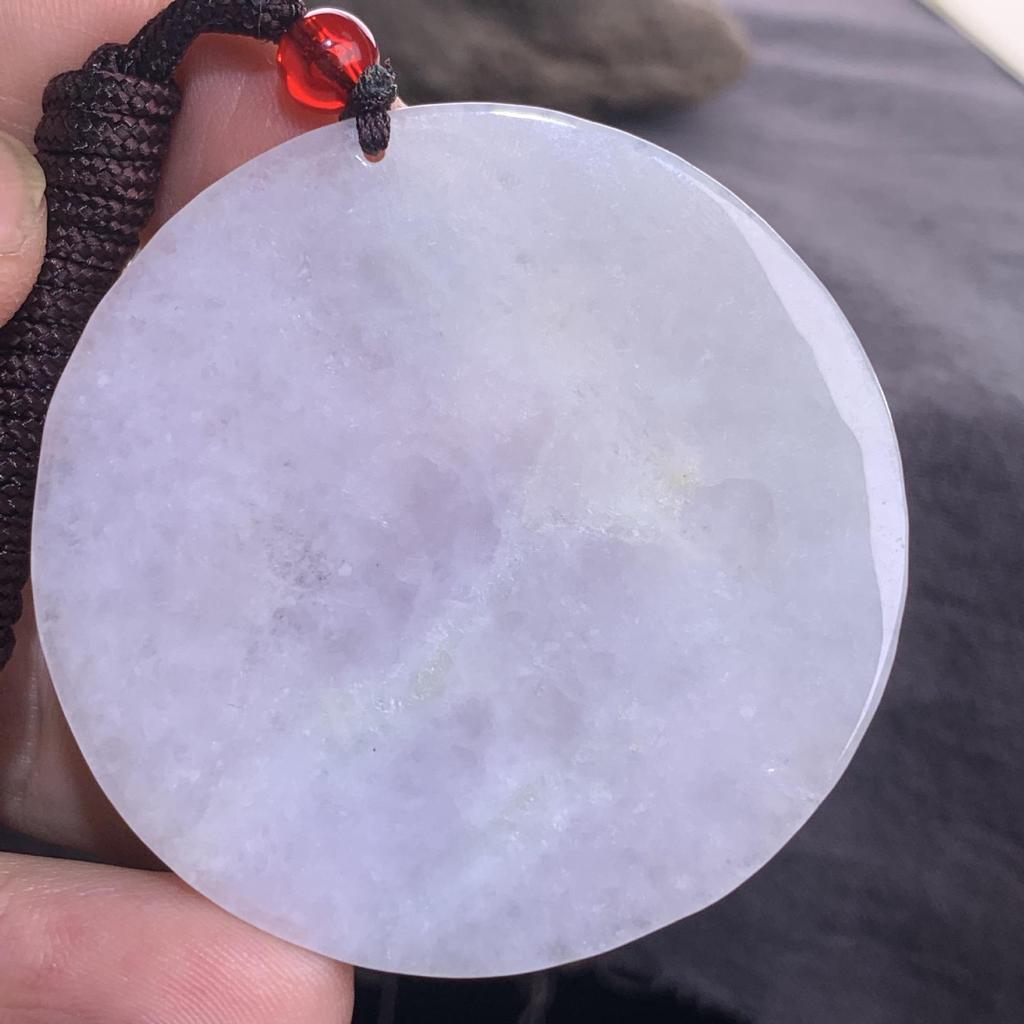 Myanmar Natural A-Grade Jade Pendant with Fox, Tiger, Qilin, and Bodhisattva Figures