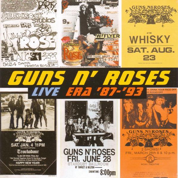 CD GUNS N ROSES Live Era 8793 0694905142 Geffen Records 1999 Канада Рок Б/у