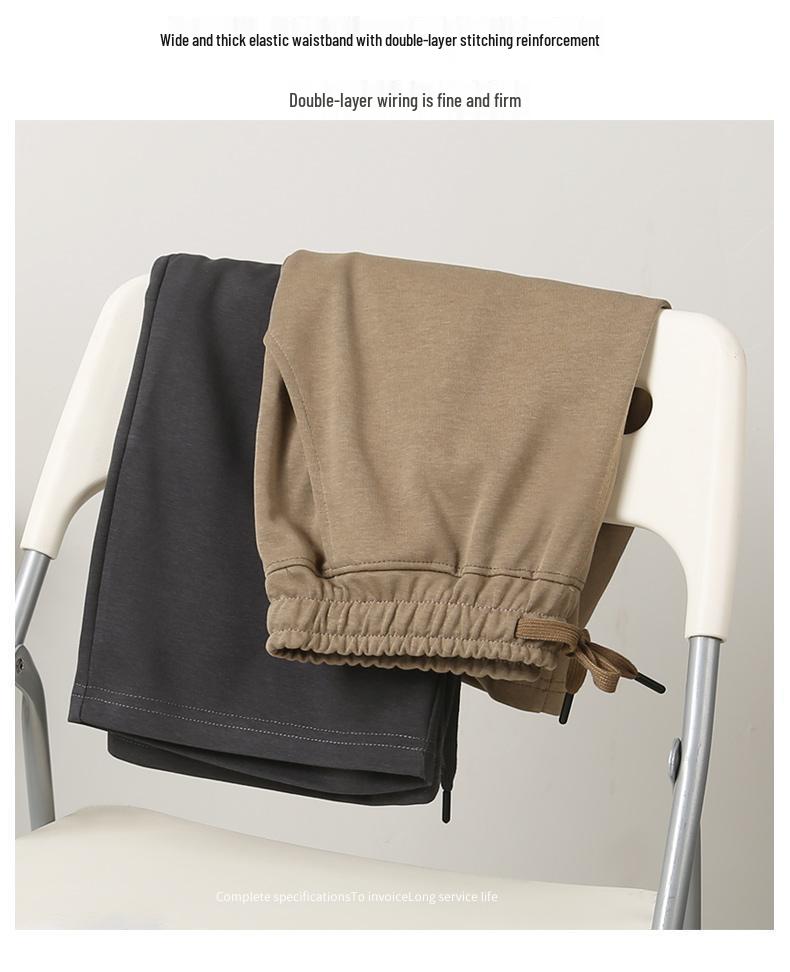 Dámské letní ležérní jednobarevné bavlněné šortky s širokými nohavicemi