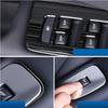 Car Styling for Volvo Xc60 S60 V60 Left Drive Lifter Button Stickers Interior Stainless Steel Decorative Accessories