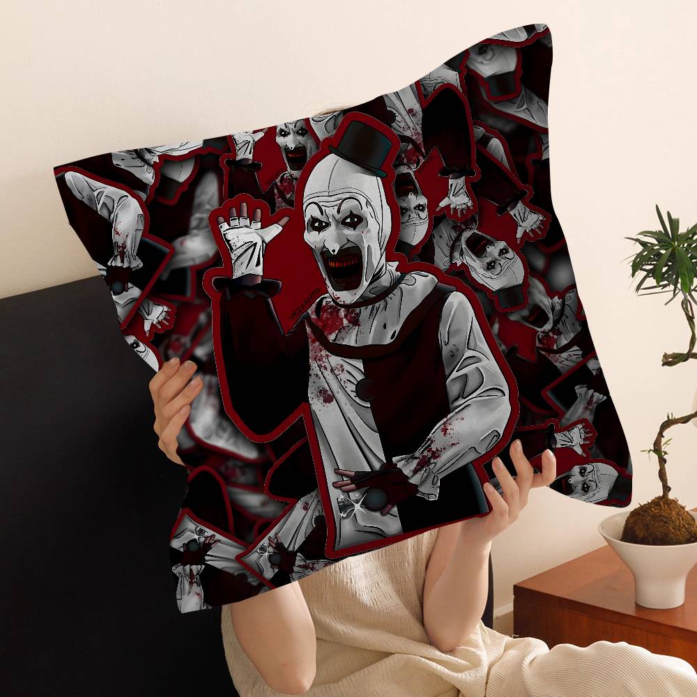 Film Funny TTerrifier Horror   pillow cover sofa cushion cover home room decoration children gift