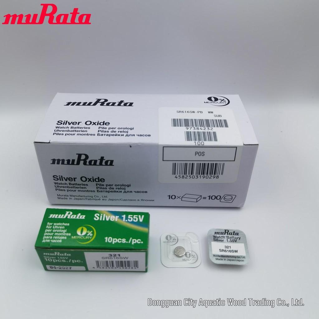 Murata 364/920/321/377/395/371 SR626SW Button Battery for Watches & Small Electronics