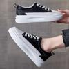 Spring Summer Shoes Women Platform White Flats Genuine Leather Sneakers Light Casual Shoes New Outdoor Walking Shoes