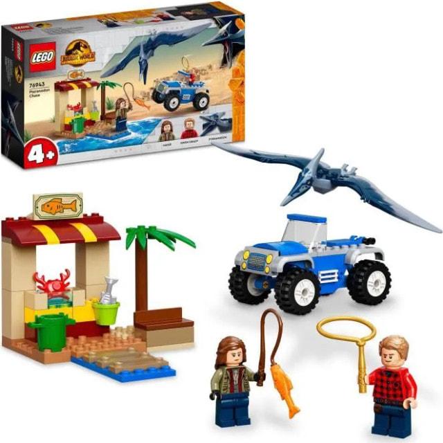

LEGO 76943 Jurassic World Die Pteranodon-Jagd, Dinosaurier, mit Auto fr 4-Jhrige