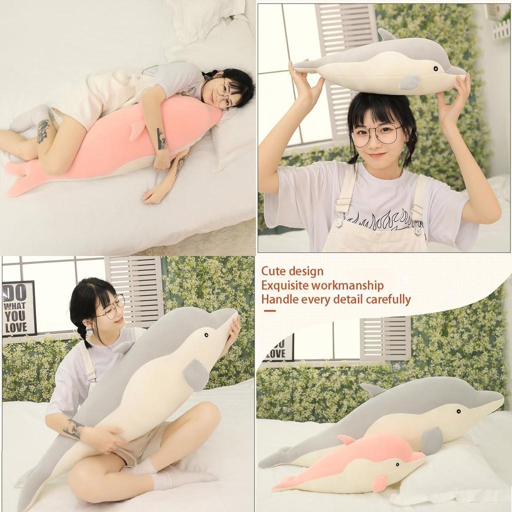 Adorable Dolphin Plush Toy Soft And Fluffy Ocean Animal For Kids And Adults