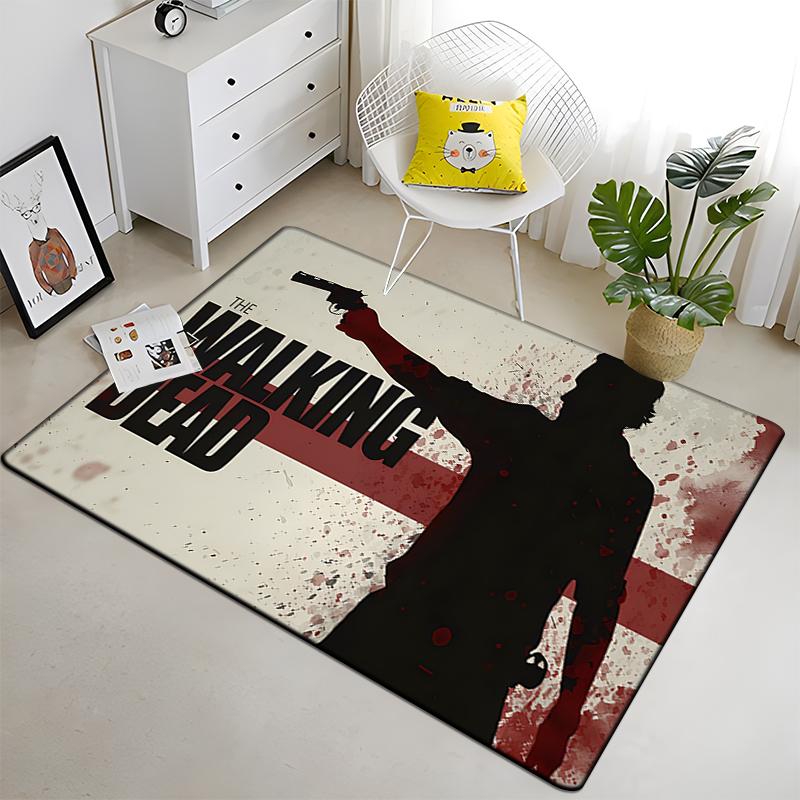 The Walking Dead Fans Collect Carpets Sofa Table Rug Anti Slip Floor Mat Halloween Decoration Floor MatLiving Room Home Decor