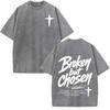 Jesus Christian Bible Verse Print Tshirt Unisex Unisex Fashion Tshirt Shortsleeved Loose Casual Cotton Vintage Washed T Shirts