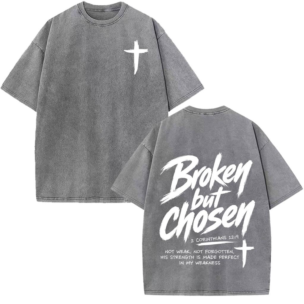 Jesus Christian Bible Verse Print Tshirt Unisex Unisex Fashion Tshirt Shortsleeved Loose Casual Cotton Vintage Washed T Shirts