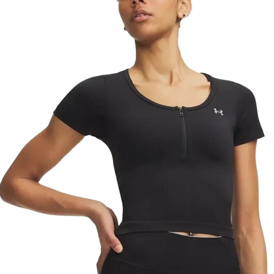 

Under Armour Outdoor Sports Crew Neck Pullover Short Sleeve T-Shirt Women tops 6009992-001 S