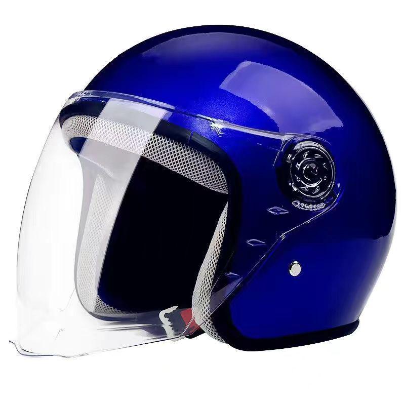 Gray Full Face Electric Bike Helmet, Men s/Women s, Autumn & Winter, Warm Half Helmet, All-Season, Anti-Fog
