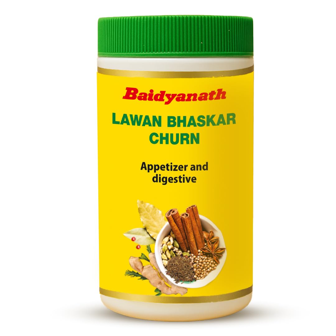 

Baidyanath Lawan Bhaskar Churna Ayurvedic Digestive Powder For Gas Relief Indigestion And Constipation Support 240 g