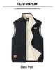 JEEP SPIRIT Fleece-Lined Lambswool Vest Cardigan SS7352