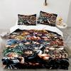 3PCS Jojo Bedding Set Printed Duvet Cover Closure Includes 1 Duvet Cover & 2 Pillowcases for All Seasons Bedroom Decor