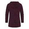 Men's Plus Size Hooded Mid-Length Fleece Knit Cardigan
