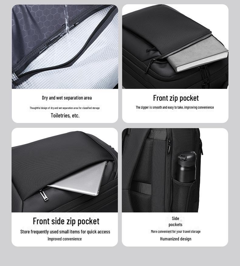Men's & Women's High-End Fashion Backpack - Ballistic Nylon, Waterproof, Lightweight, Commuter & School Bag