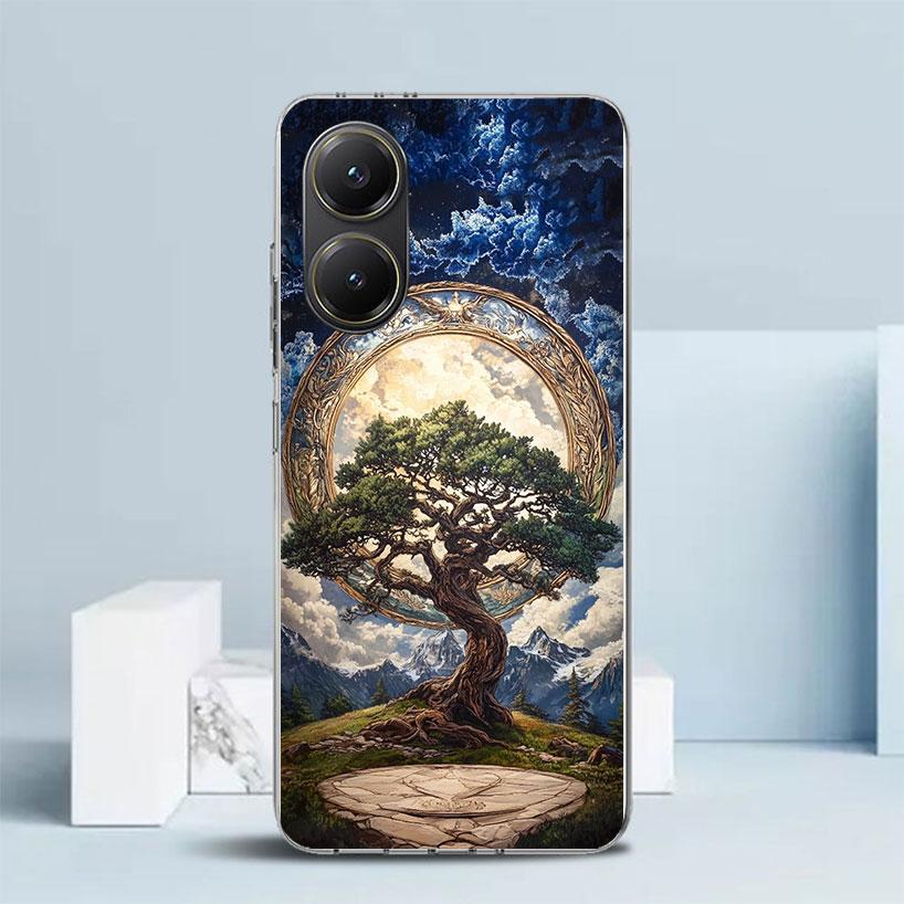 

Tree of Life Space Soft Cover for Xiaomi Poco F7 Ultra X7 X6 X5 Pro M7 Phone Case Redmi 15 15C 13 13C 12 12C 10 10C Print Shell Xiaomi Poco X6 Pro