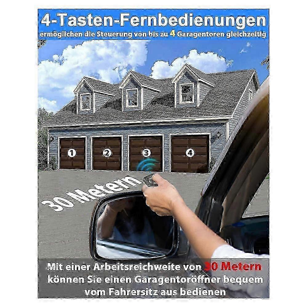 26.995 MHz Garage Door Remote Control for Hormann Fixed Code Copyable Design Security Access Systems