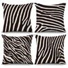 Zebra Print Geometric Pattern Pillowcase Decorative Sofa Cushion Nordic  Home Decor Throw