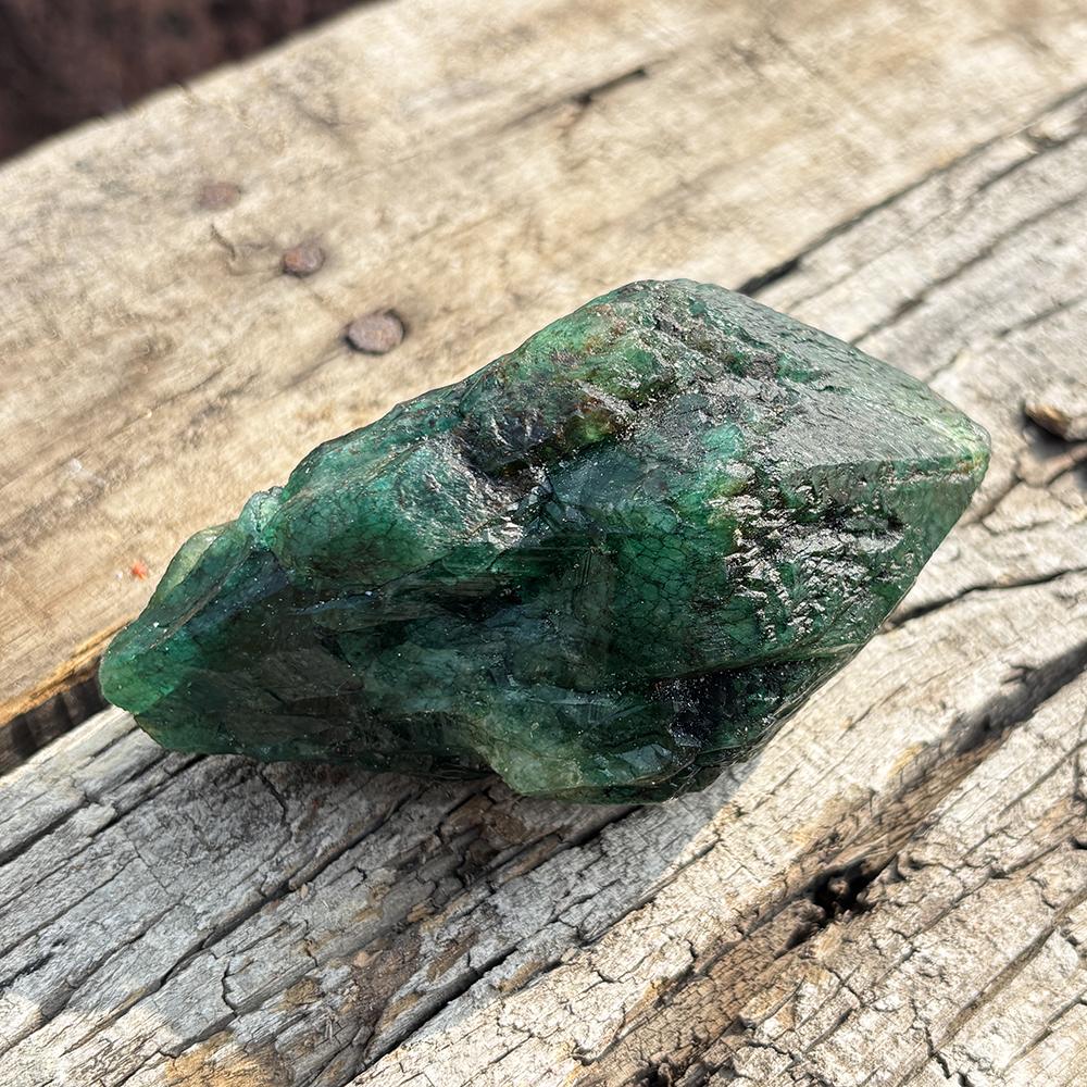 NATURAL Green Emerald 1419 Ct Earth-Mined Uncut Rough CERTIFIED Gemstone