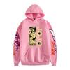 Japanese Anime JOJO Bizarre Adventure Printed Hoodie with A Fluffy Lining Man Sweatshirts Long Sleeve Fashion Female Streetwear