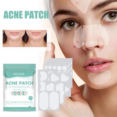 132 Patches Waterproof Acne Pimple Patch Stickers Acne Treatment Pimple Remover Tool Invisible Breathable Acne Patch Skin Care