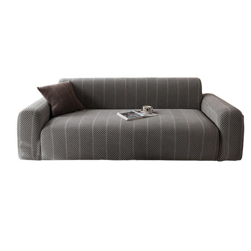 New Style Polar Fleece Retro Style Sofa Cover Elastic Non Slip All Season Fully Wrapped Sofa Cushion Cover