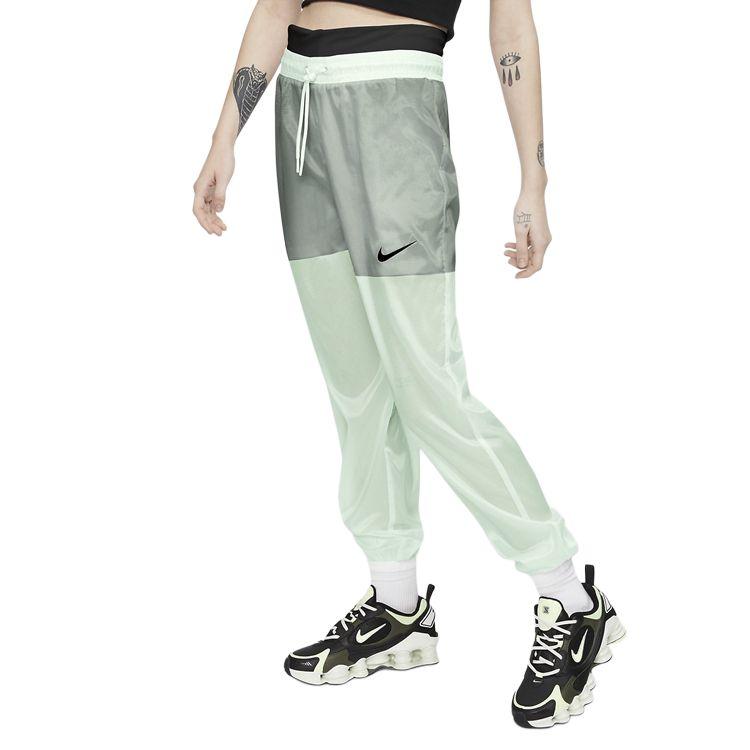 Nike Woven Sport Casual Pants Women Bottoms Light-Neon-Green CJ3007-318