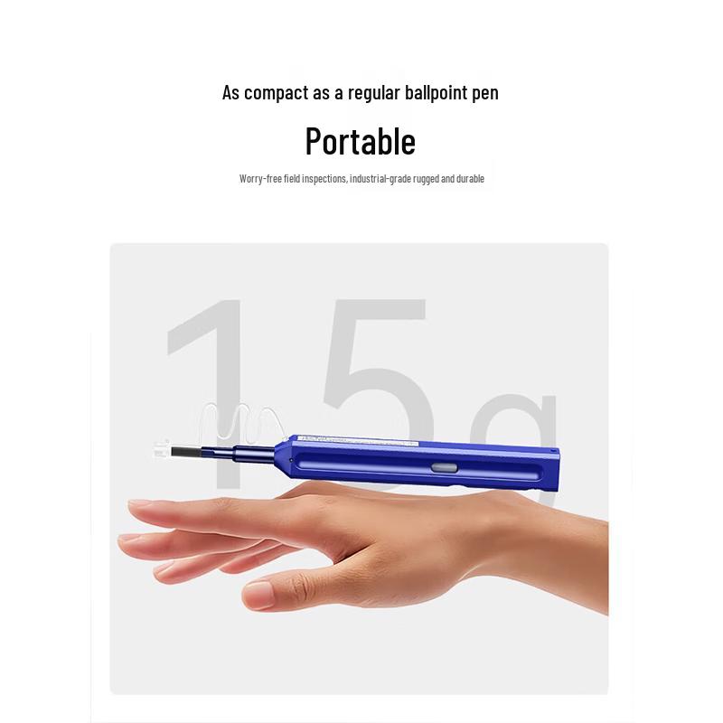 SAMZHE GXB-01 One-Press Fiber Optic Cleaning Pen for LC/MU 1.25mm Connectors