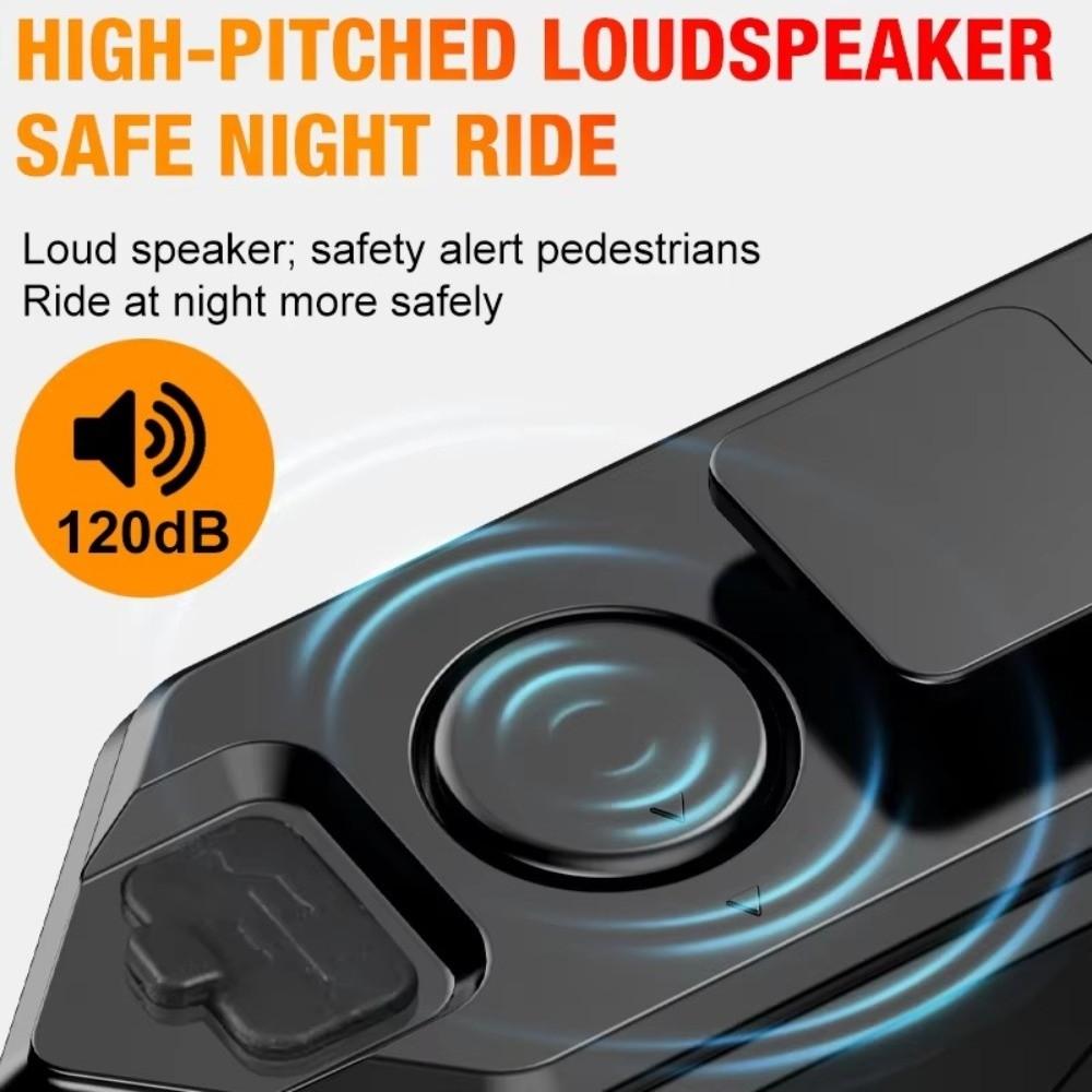 USB Rechargeable Outdoor Cycling Taillights Smart Indicator Light  Outdoor Night Riding