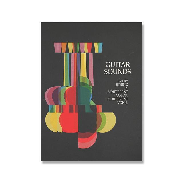 

Плакат с музыкальным инструментом, фортепиано, саксофон, гитара, ретро-стиль, холст, настенная живопись, джазовая музыка, цитата, принты, скандинавский домашний декор 21cm×30cm NoFrame