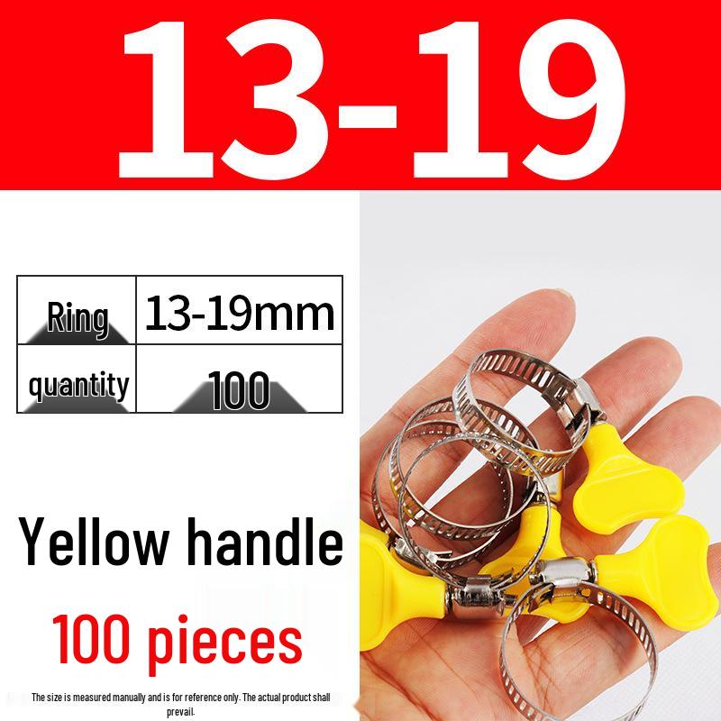 Nerezová hadicová spona, ručně utahovací páska pro vodní a vzduchové potrubí