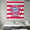 Custom FC Bayern München Wall Hanging Printed Fabric Blanket Decorative Tapestries for Bedroom Living Room Home Decor