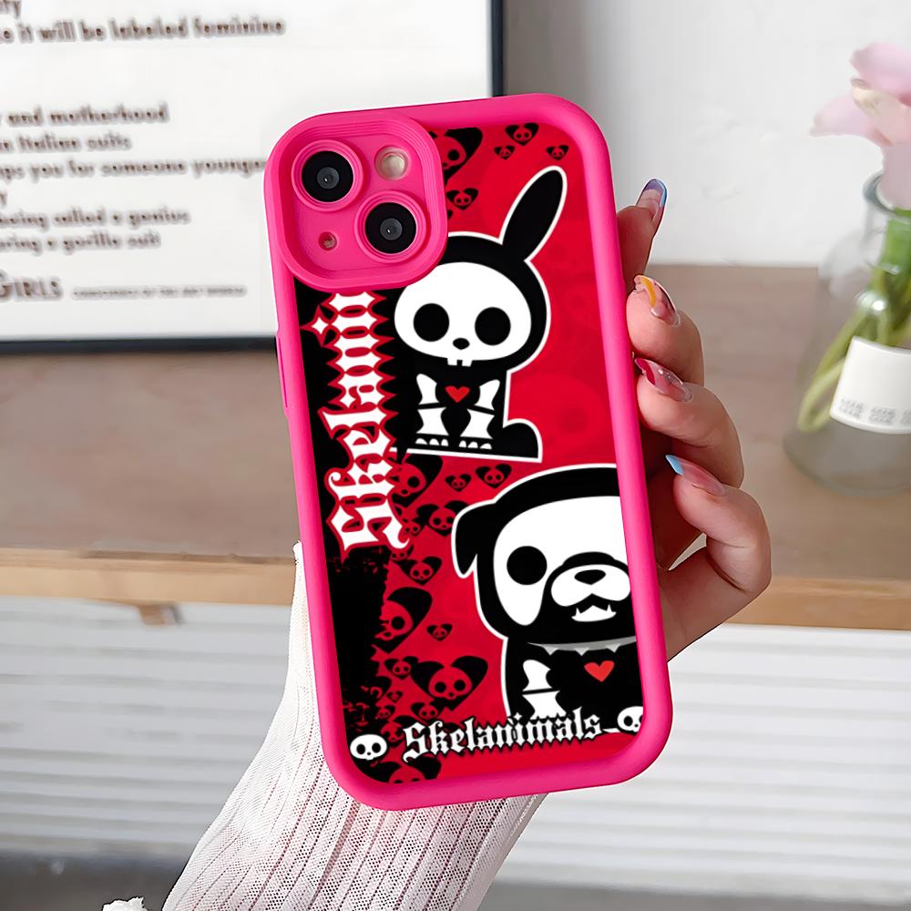 

Skelanimal Diego Thicken TPU Mobile Phone Case for iPhone 17 16 15 14 13 12 11 Air Pro Max Plus Colorful Cover iPhone 15