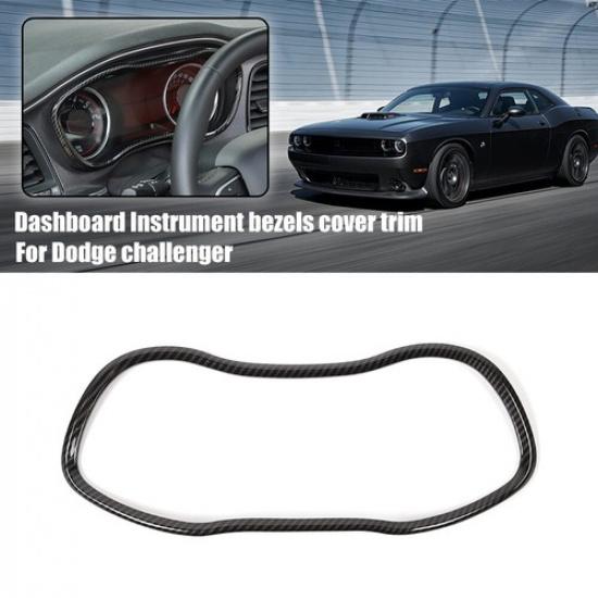 Carbon Fiber Dashboard Cover Trim Strip for Dodge Challenger 2015-19 Accessories