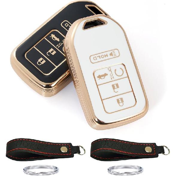 Replacement Keyless Entry Remote Control Key Fob Shell fit for Honda Accord Civic CR-V CRV Pilot Passport ight EX EX-L Touring.Part Number:HYQ12BDM(5