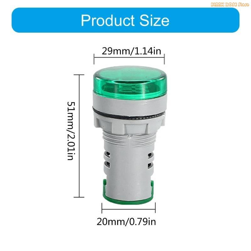K1AE Round LED Display Current Ampermeter Voltmeter Ammeter Digital Current